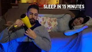 93% of People Fall Asleep in 15 Minutes | Hairdryer ASMR