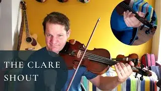 Irish jig  fiddle tutorial - The Clare Shout