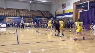 Star 7th grade Missouri pointGuard!!￼￼ Ankle breaker turns into stepback three pointer ￼
