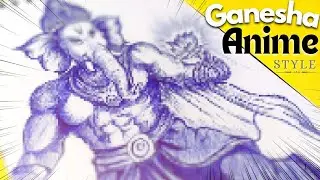 I Draw Lord Ganesha in Anime Style! 🎨🔥