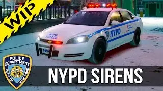 NYPD Sirens - GTA IV WIP Mod