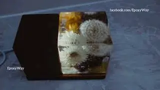 Decorative LED night light. Handmade #EpoxyWay