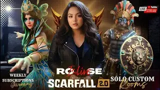 🔥GIVEAWAY CUSTOMS DAY 2 🎉 | Scarfall 2.0 Live Season 2 Vanraj Uprising 😱| #scarfall @ScarFall2.0