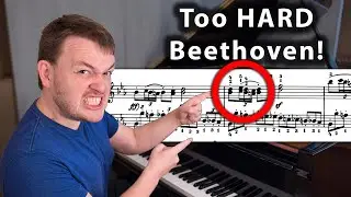 Beethoven wrote something so HARD that most pianists change it