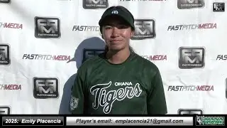 2025 Emily Placencia 4.167 GPA Catcher & Outfield Softball Recruiting Skills Video- Ohana Tigers