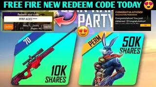 FREE FIRE REDEEM CODE TODAY |1 JUNE REDEEM CODE FREE FIRE |FF REDEEM CODE TODAY 1 JUNE |BUNNY BUNDLE