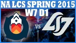 [RE-UP/Full Match] Gravity VS Counter Logic Gaming |2015 NA LCS Spring Week 7 Day 1 |GV vs CLG| HD