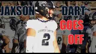 🔥💯🔥Utah High School Football: Corner Canyon's 🐴 Jaxson Dart 🎯 Goes Off Throwing 6-TDs (2020).🔥💯🔥