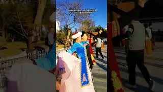 新疆舞《爱人远方来》，动听的歌曲优美的民族舞蹈，太精彩了！ 山西省琦琦新疆舞团队！#新疆舞蹈