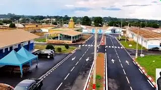 Le nouveau bitumage du CHR D'Odiénné, Côte d'Ivoire / les infrastructures