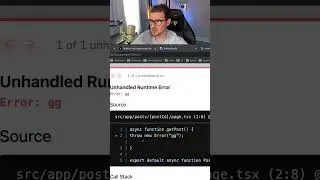 Display better errors in next.js using this approach #shorts