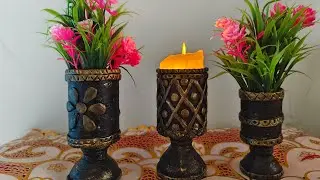 From waste to best,, craft ideas,, waste medicine bottle turn into beautiful diy#wastematerialcraft 