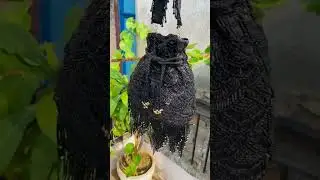 Black Colored#Beads# Work#Emb# Belt With Tassels# Lubna's Online shopping🛍️