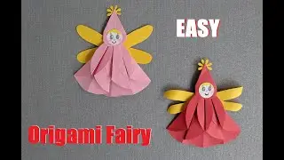 Fairy paper origami | Сказочная фея из бумаги