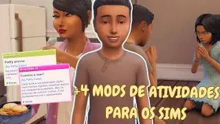 +4 MODS DE ATIVIDADES PARA OS SIMS | Brincadeira; Novas Comidas e Muito Mais | Mods - The Sims 4
