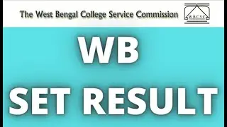 WBSET Result Declared I WBSET Cut Off 2022 II WB State Eligibility Test II Final Answer Key2022..