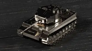 Ponderous Panzer &ndash; TIGER I Mechanical Tank Model | Assembly Tutorial by Metal Time