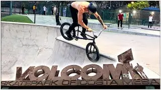 Dudes Ripping At Volcom Skatepark In Costa Mesa California