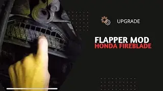 Honda fireblade  cbr 1000  flapper mod video. Upgrade