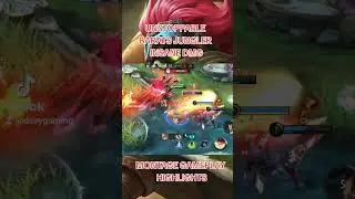 BARATS JUNGLER WITH INSANE DAMAGE #mobilelegends #metamlbb #mlbb  f