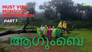 [ 4K ] Agumbe | ആഗുംബെ ദക്ഷിണേന്ത്യയിലെ ചിറാപ്പുഞ്ചി | രാജവെമ്പാലകളുടെ തലസ്ഥാനം| Shimoga | Karnataka
