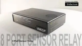 8 Port Sensor Controlled Relay for AKCess Pro securityProbe Remote Rack Monitoring Appliances