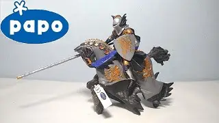 Papo Dragon Black Prince and Horse (36001) Figure Review!