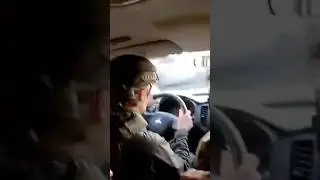 POV - FPV strike on a vehicle while heading to the position: