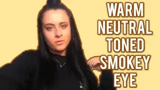 WARM NEUTRAL TONED SMOKEY EYE | BAD HABIT ATHENA PALETTE TUTORIAL