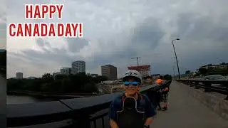 Skating Bridges! Canada Day 2023 Ottawa #longboard #bridges #skatergirl  #landyachtz #skateboarding