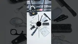 Unboxing this black & silver self-defense keychain set ✨ To all girls, stay safe always + everywhere