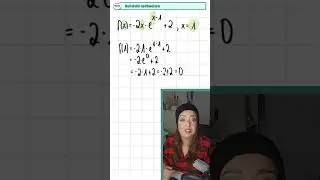 Nullstelle nachweisen mit e-funktion  #mathe #abitur #einfachmathe