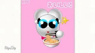 Birthday Countdown 21: Luna eats a noodles/Обратный отсчет дня рождения 21: Луна ест лапшу
