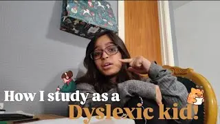 How I study as a Dyslexic kid 📑📚||evaRaKrishna||study tips||