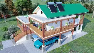 HOUSE DESIGN IDEA | 3 Bedroom House Plan | 16 X 13 Meters