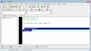 C Hello World - English