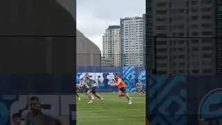 Radu Dragusin v Dejan Kulusevski in Spurs Preseason Training | Tottenham Hotspur in South Korea