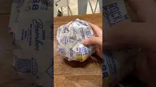 Unwrapping a Delicious Beef Burger - Bembos Peru Restaurant #youtubeshorts #shorts
