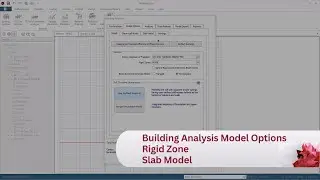 13 Analysis Model Options, Rigid Zone, Slab Model