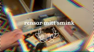 Rensar mitt smink