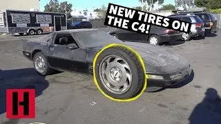 Fresh Falkens for Kyle's C4 Vette!