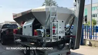 Blend E015 : the smallest concrete mobile mixing plant.