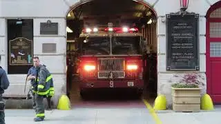 FDNY Ladder 9 Heads out for Chow