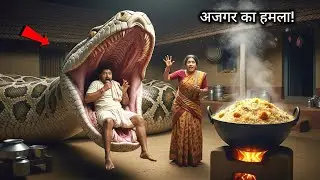 अजगर और शैतान की डरावनी कहानी 😱 | Realistic Jungle Horror Story | AI DEVLOK 