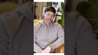 Интервью с Дженсеном Эклзом, наполненное призраками! Сверхъестественное! #шорты
