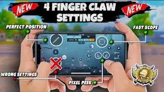 BGMI 4.1 ZERO Recoil Sensitivity Code | Best 4 Finger Claws Setup 2025