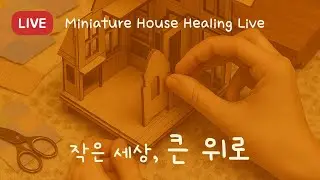 [LIVE] 작은 세상 속 큰 위로 💫 | Miniature House Healing Live