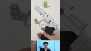 Как сделать бумажный пистолет, эпизод 209 || Бумажный пистолет || #warzone #diy #toy #craft