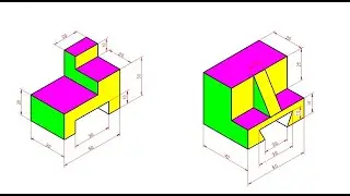 32) ÜÇ GÖRÜNÜŞ ÇIKARMA / TEKNİK RESİM