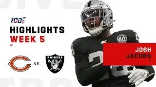 Josh Jacobs' 1st London Game was a Gem 💎 | 2019 NFL Highlights